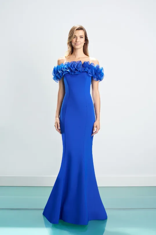 Alexander by Daymor - 1461 - Off-Shoulder Evening Gown