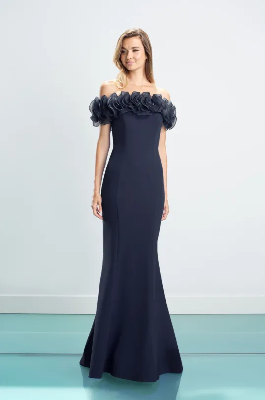 Alexander by Daymor - 1461 - Off-Shoulder Evening Gown