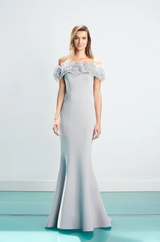 Alexander by Daymor - 1461 - Off-Shoulder Evening Gown