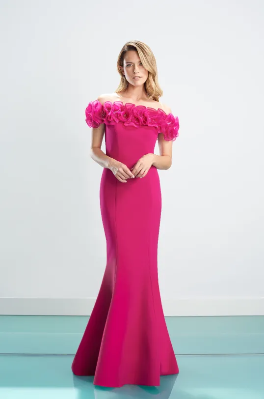 Alexander by Daymor - 1461 - Off-Shoulder Evening Gown
