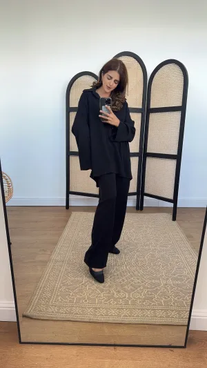 Ana knit coord in black