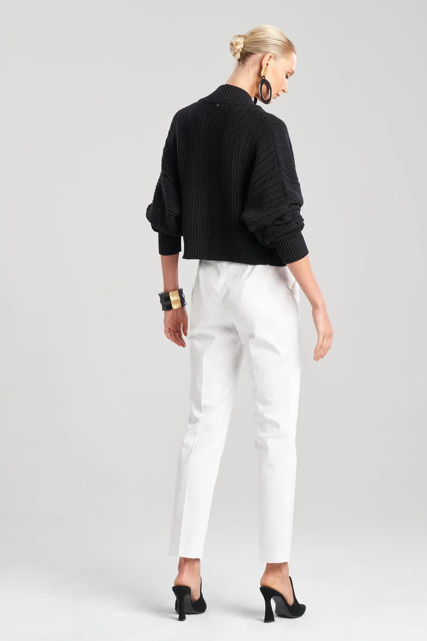 Beijing Textured Knit Crop Cardigan