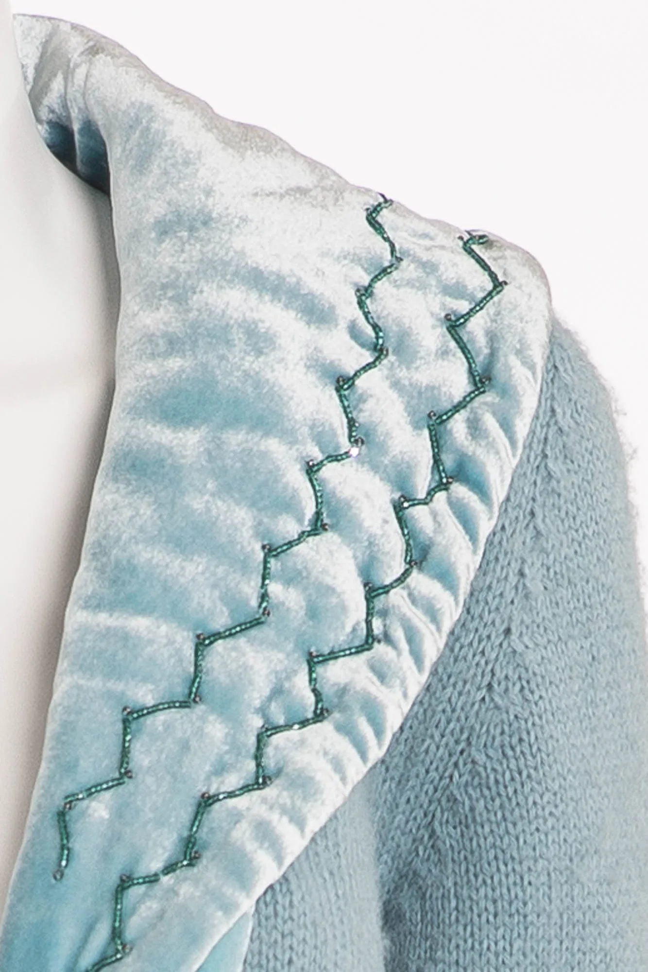 Blumarine - Aqua Knit Cardigan with Belt - IT 40