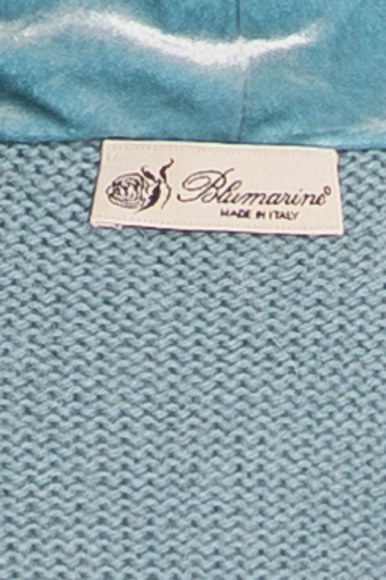 Blumarine - Aqua Knit Cardigan with Belt - IT 40