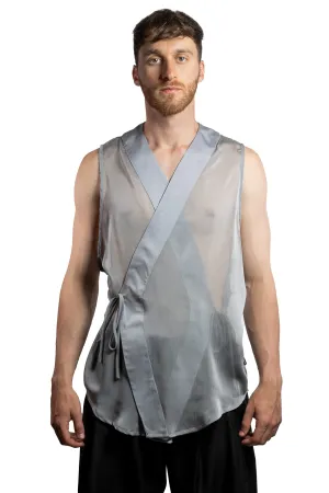 Camisa Lbano sin mangas (Gris)