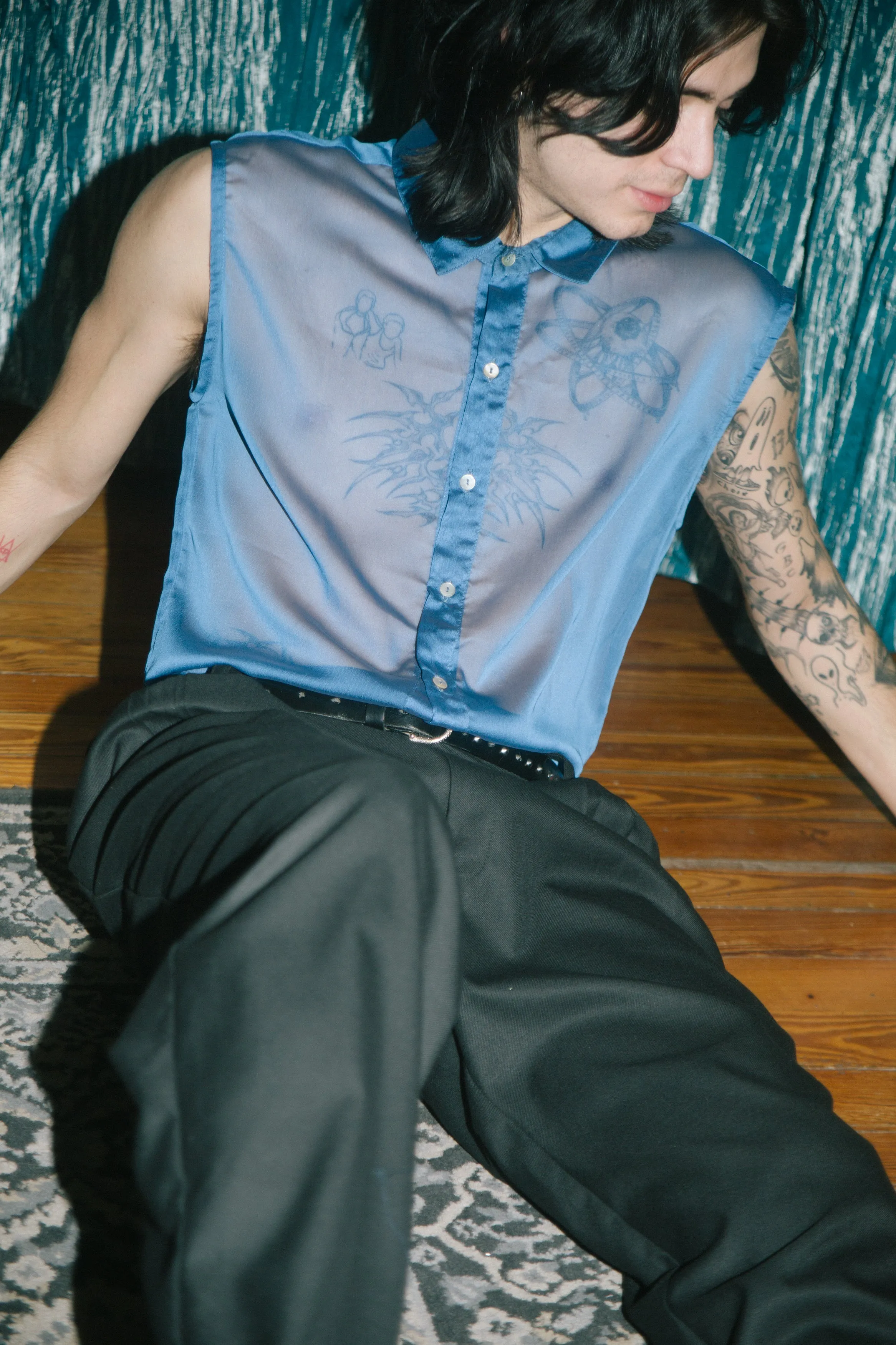 Camisa-Tank Harris (Cobalto)