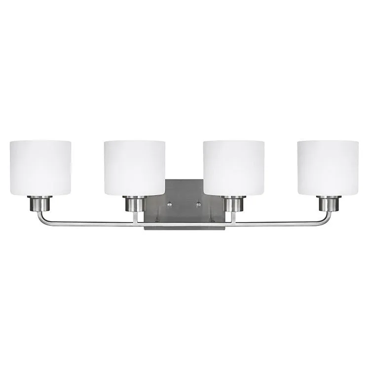 Canfield Four-Light LED Bathroom Vanity Fixture