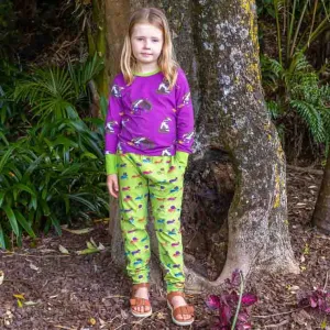 Coddi & Womple Climber Pants - Rainbow Ants Green