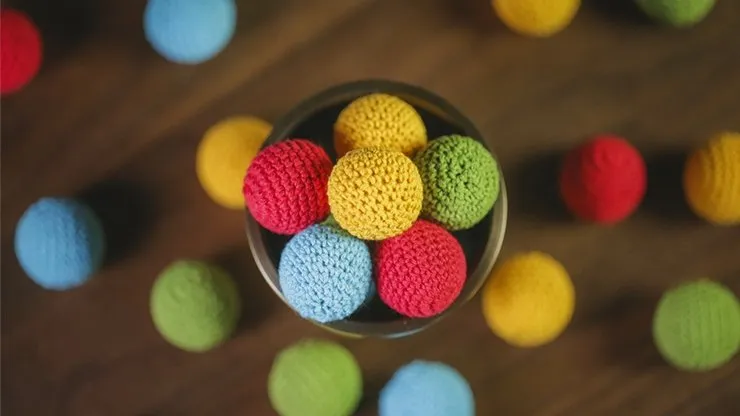 Crochet Ball Set Blue by TCC