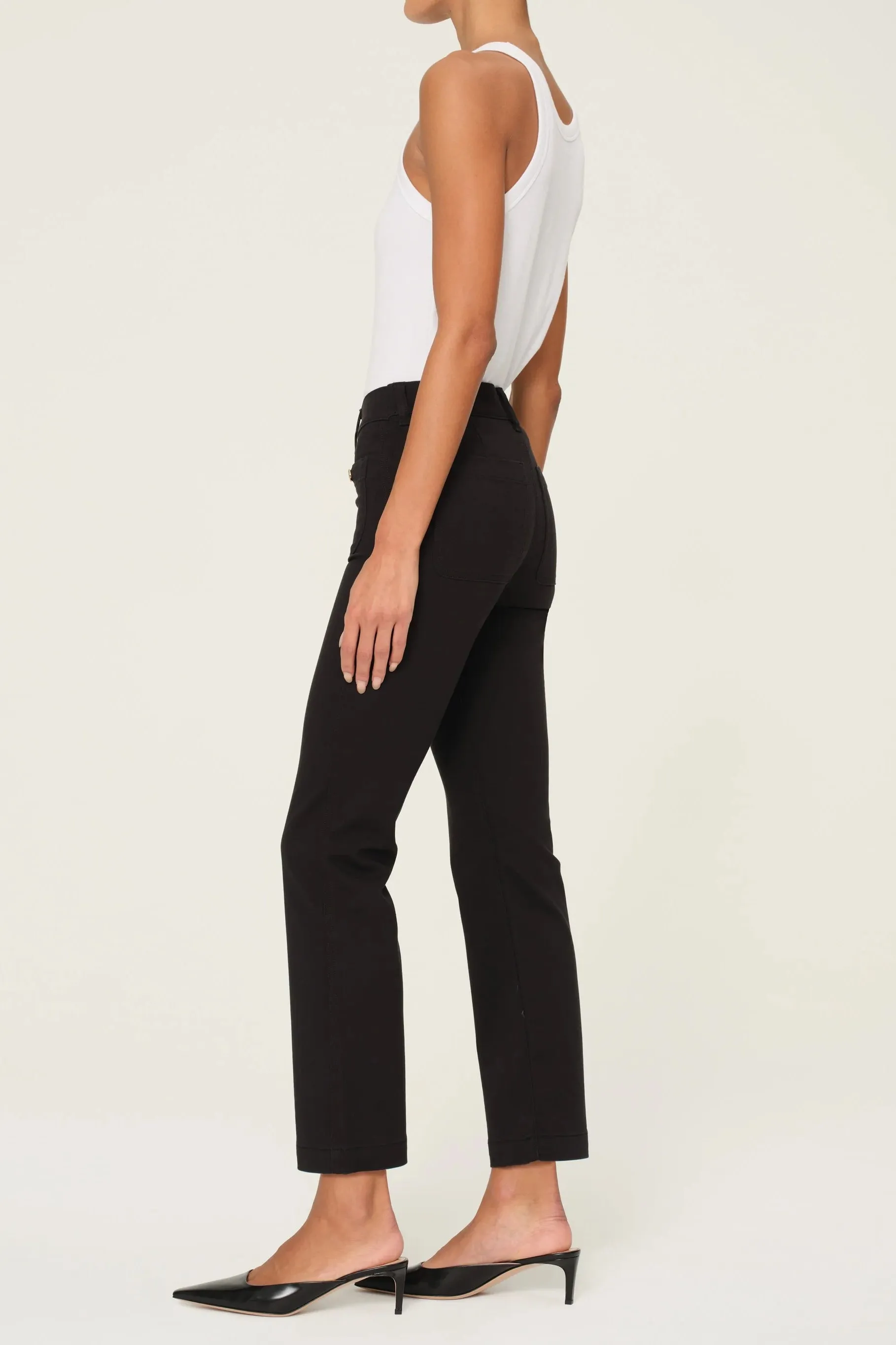 DL1961 Mara Straight Mid Rise Jeans