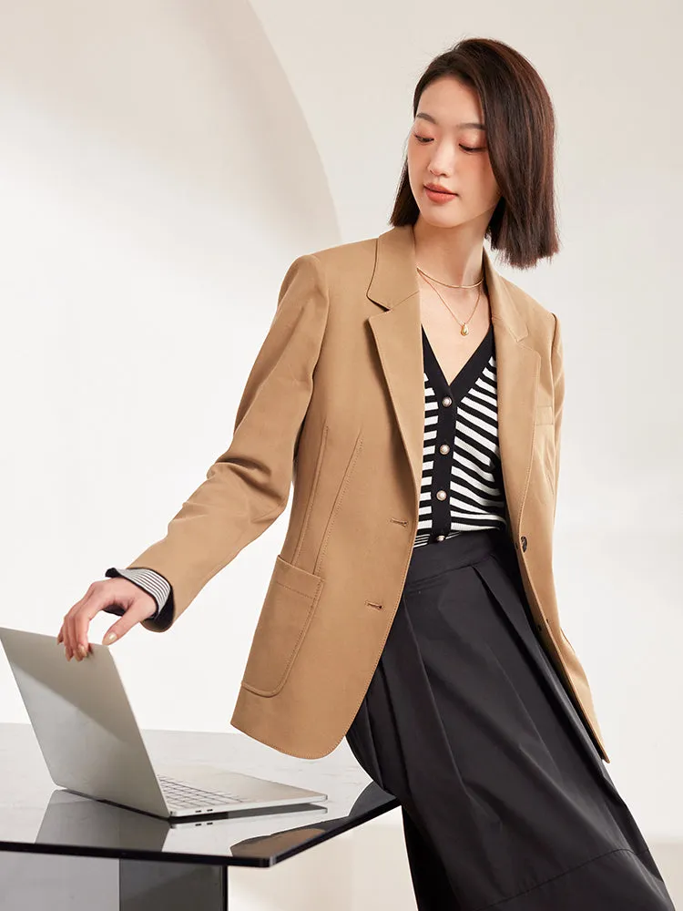 EP YAYING Office Style Blazer