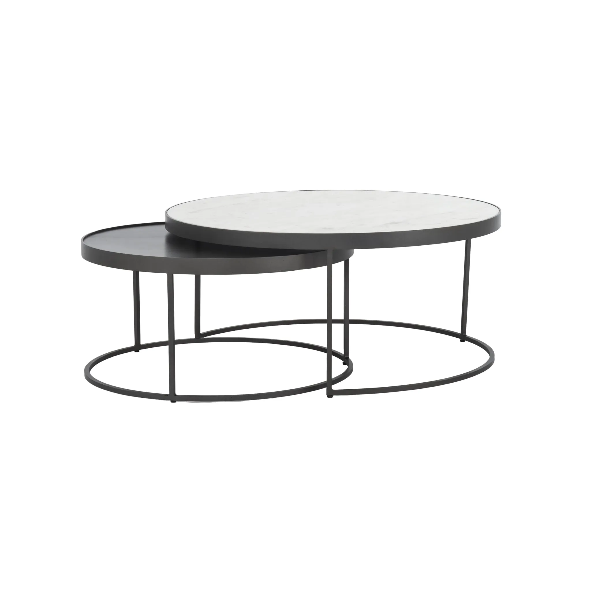 Evelyn Round Nesting Coffee Table
