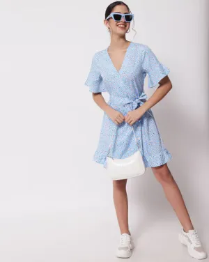 Floral Crepe Dress