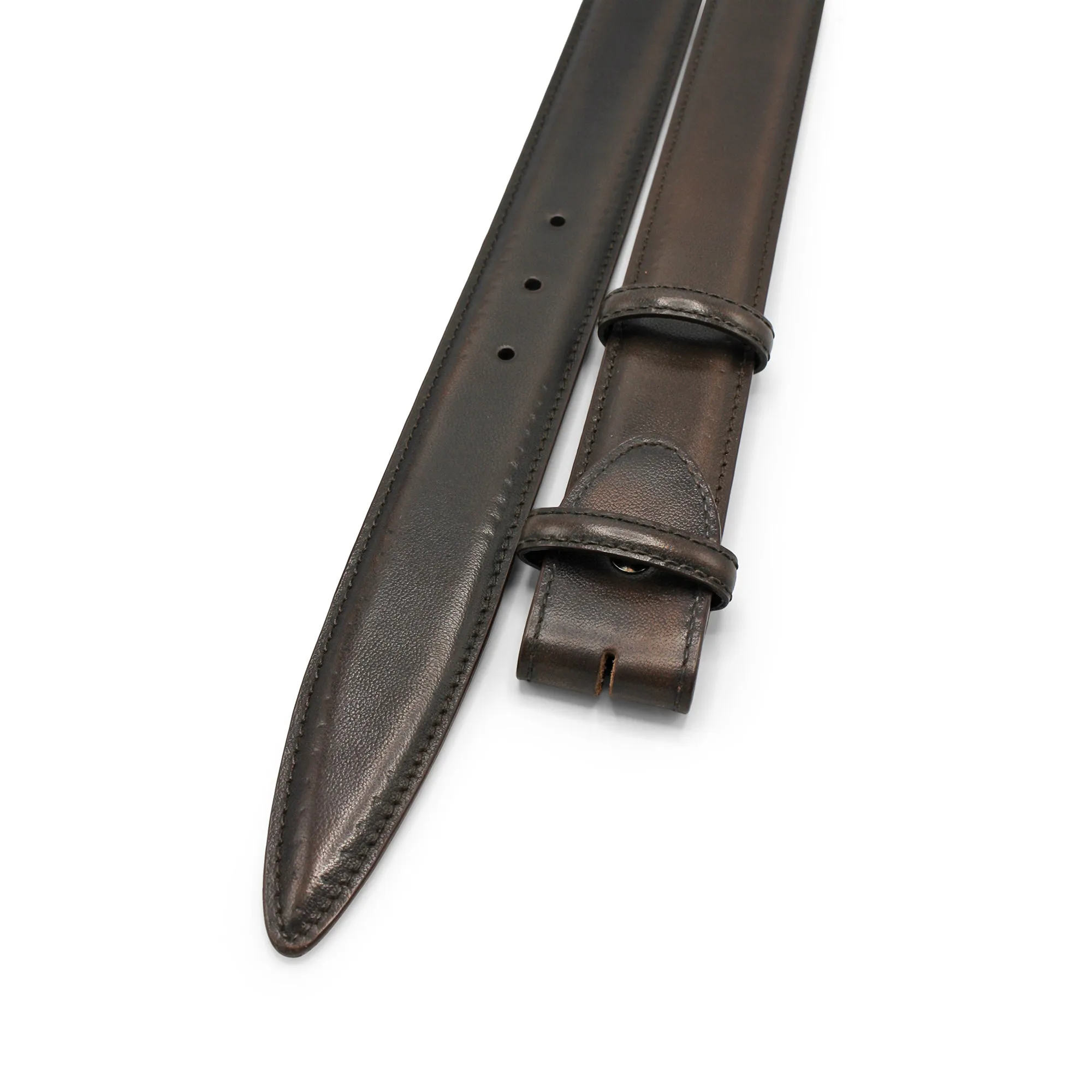 Hand Burnished 'Cagney' Belt Strap