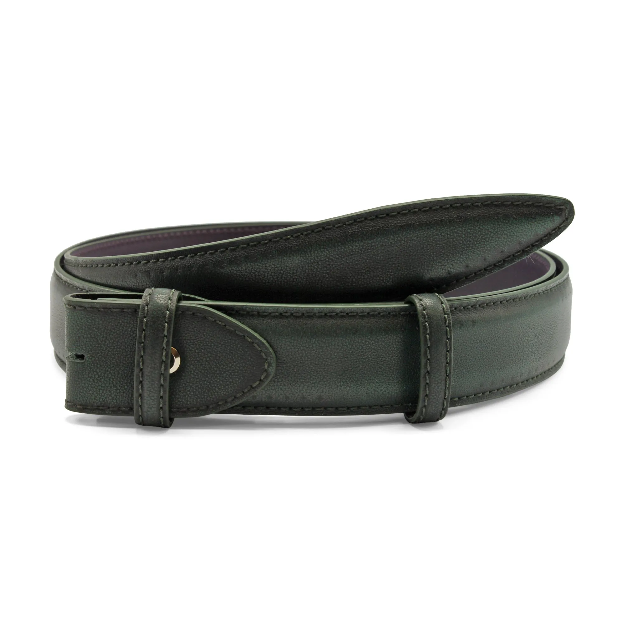 Hand Burnished 'Cagney' Belt Strap