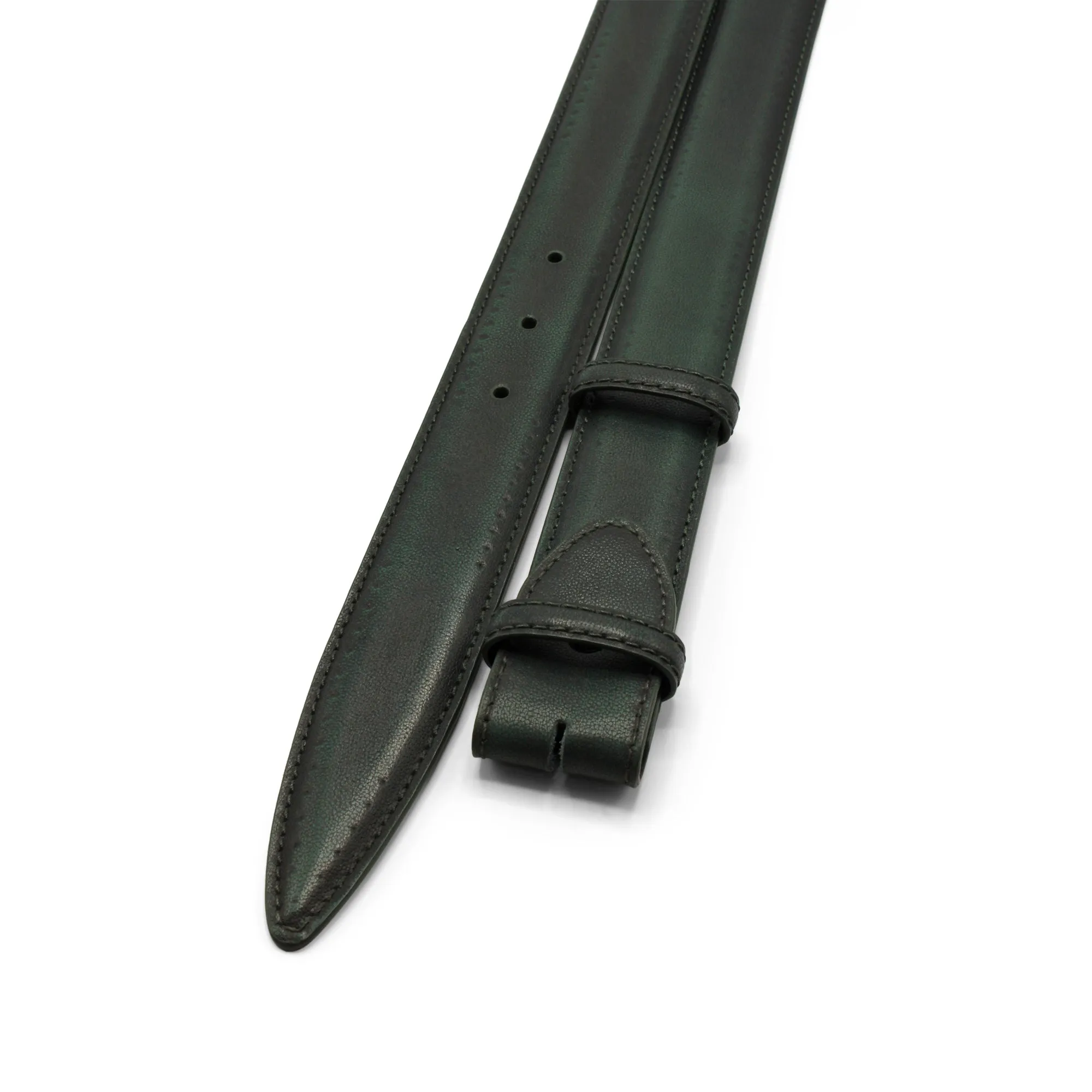 Hand Burnished 'Cagney' Belt Strap