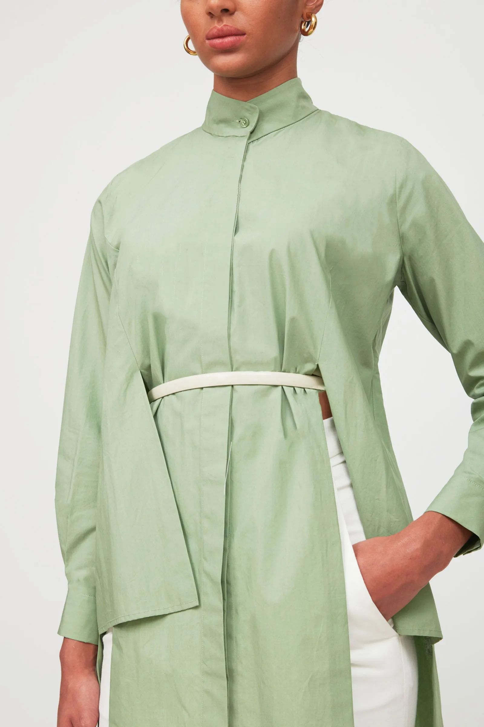 High Low Signature Blouse