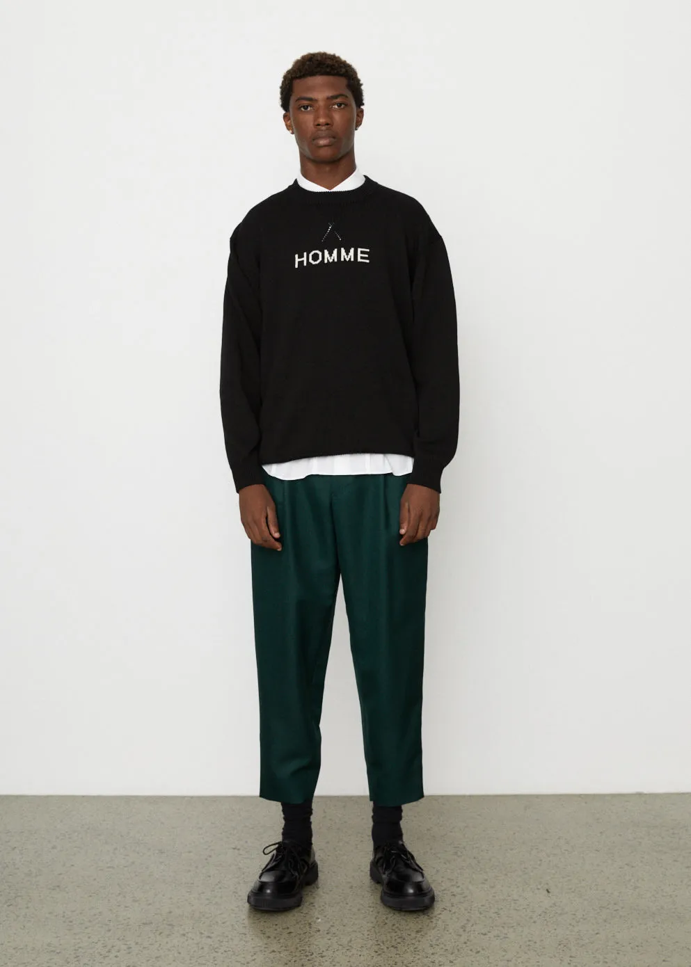 Homme Intarsia Crew