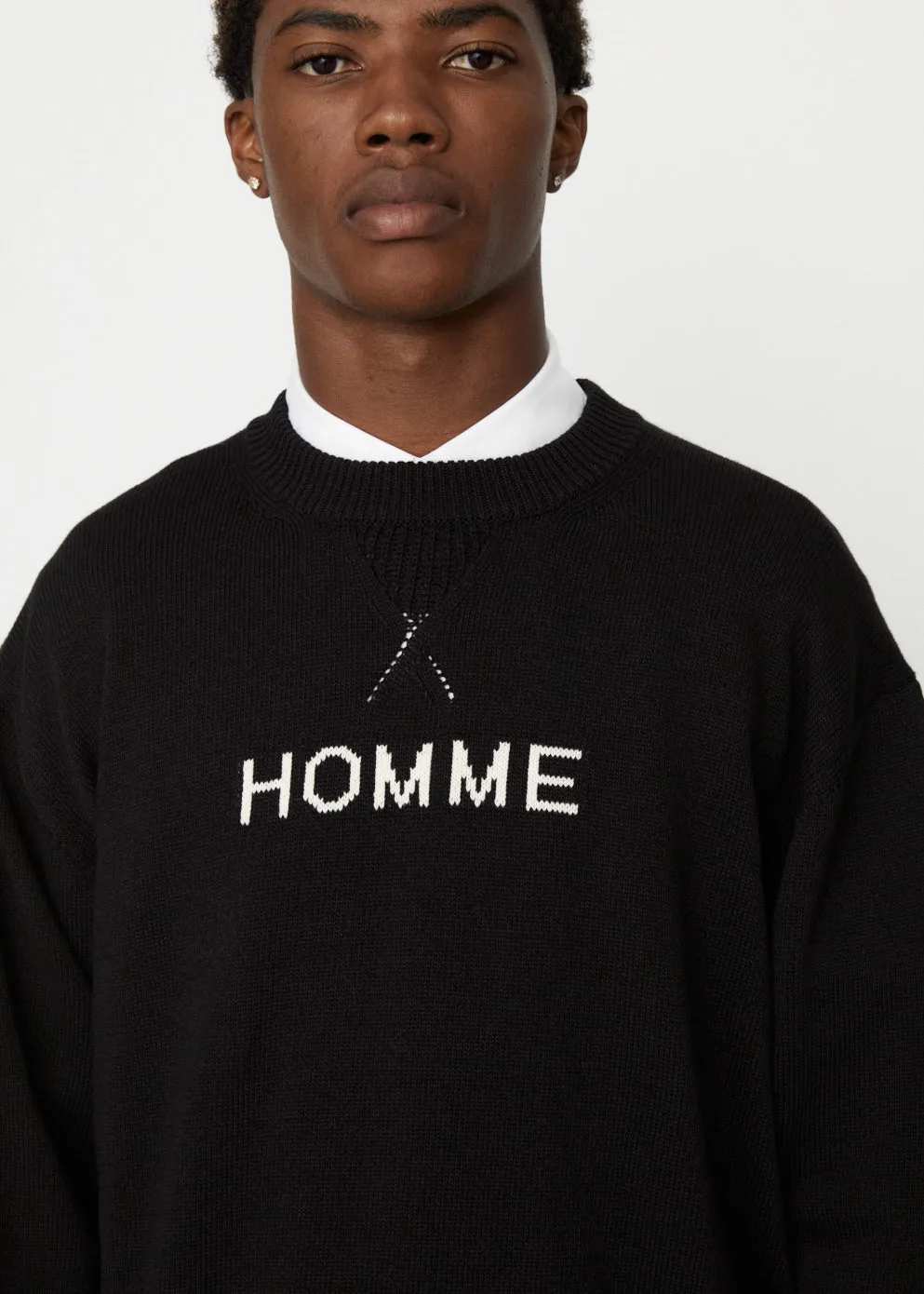 Homme Intarsia Crew