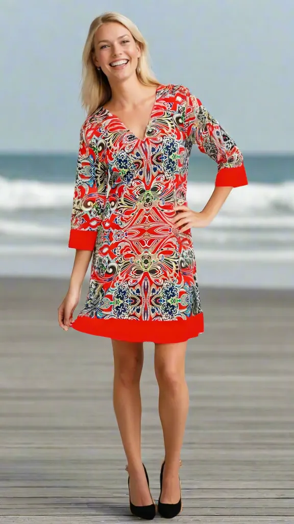 Latest Trends Tunic Dresses - Caribbean Clothing Suppliers