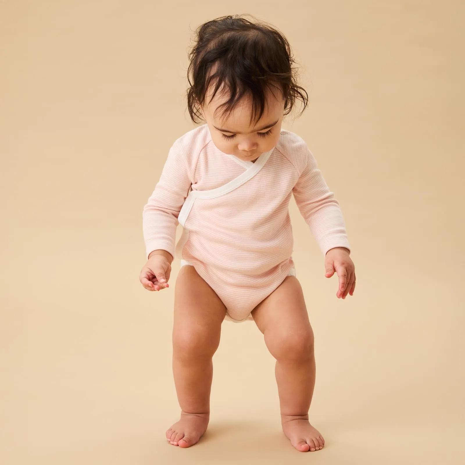 Long Sleeve Kimono Bodysuit