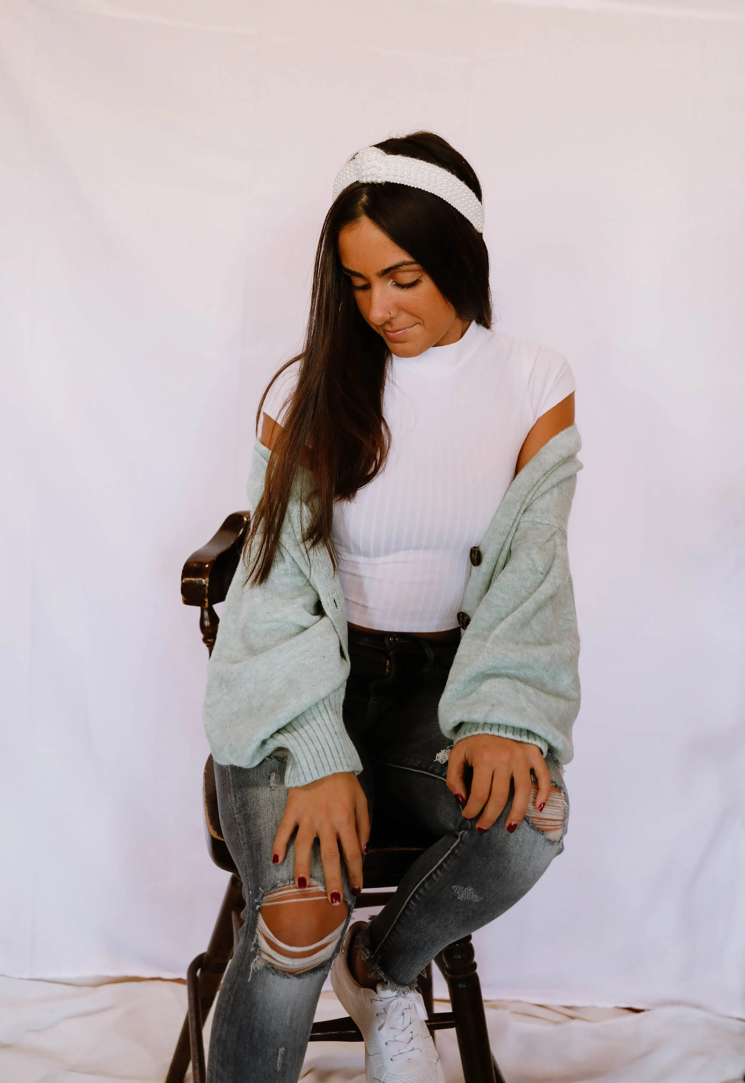 Mint to be Yours Cardigan Sweater