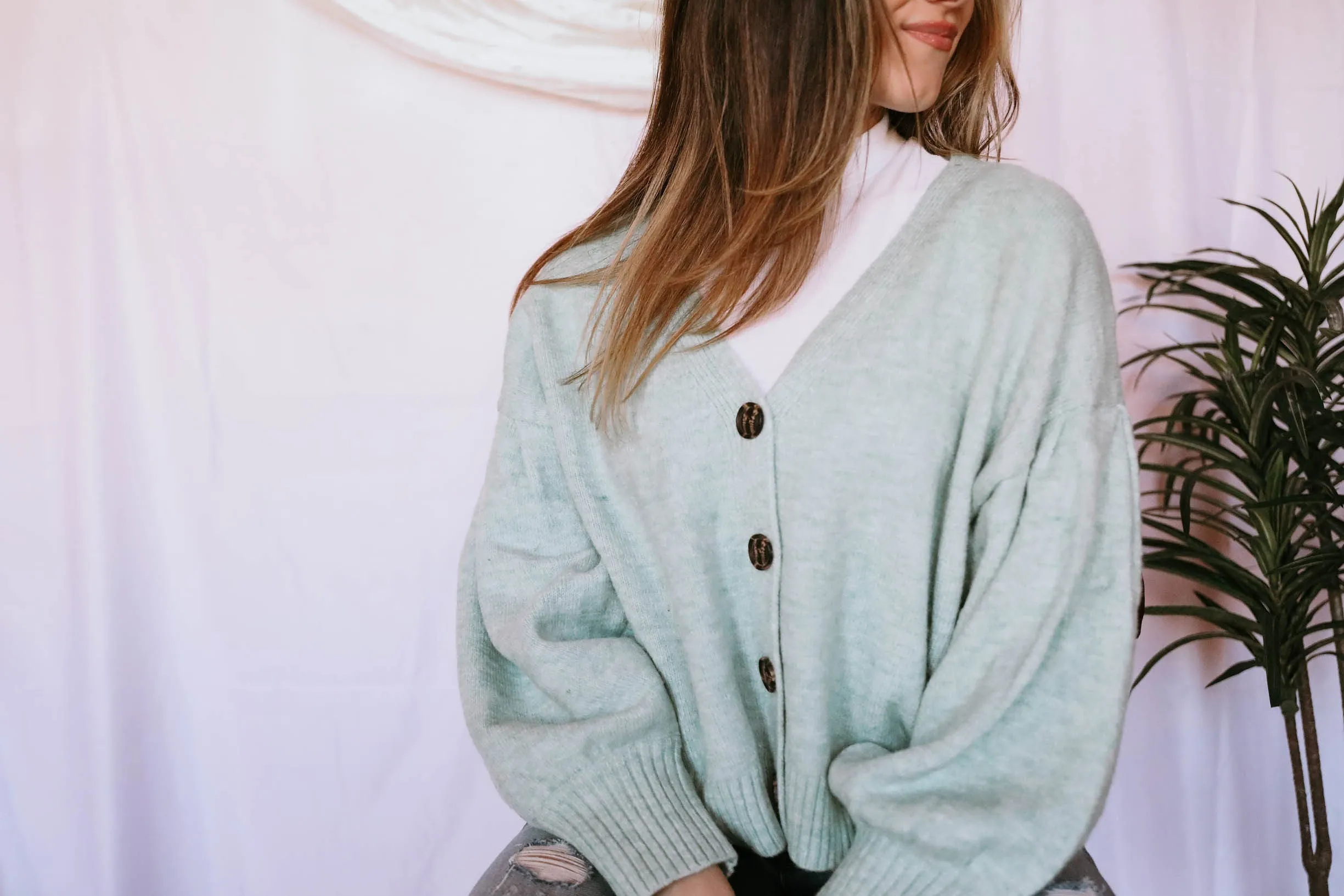 Mint to be Yours Cardigan Sweater