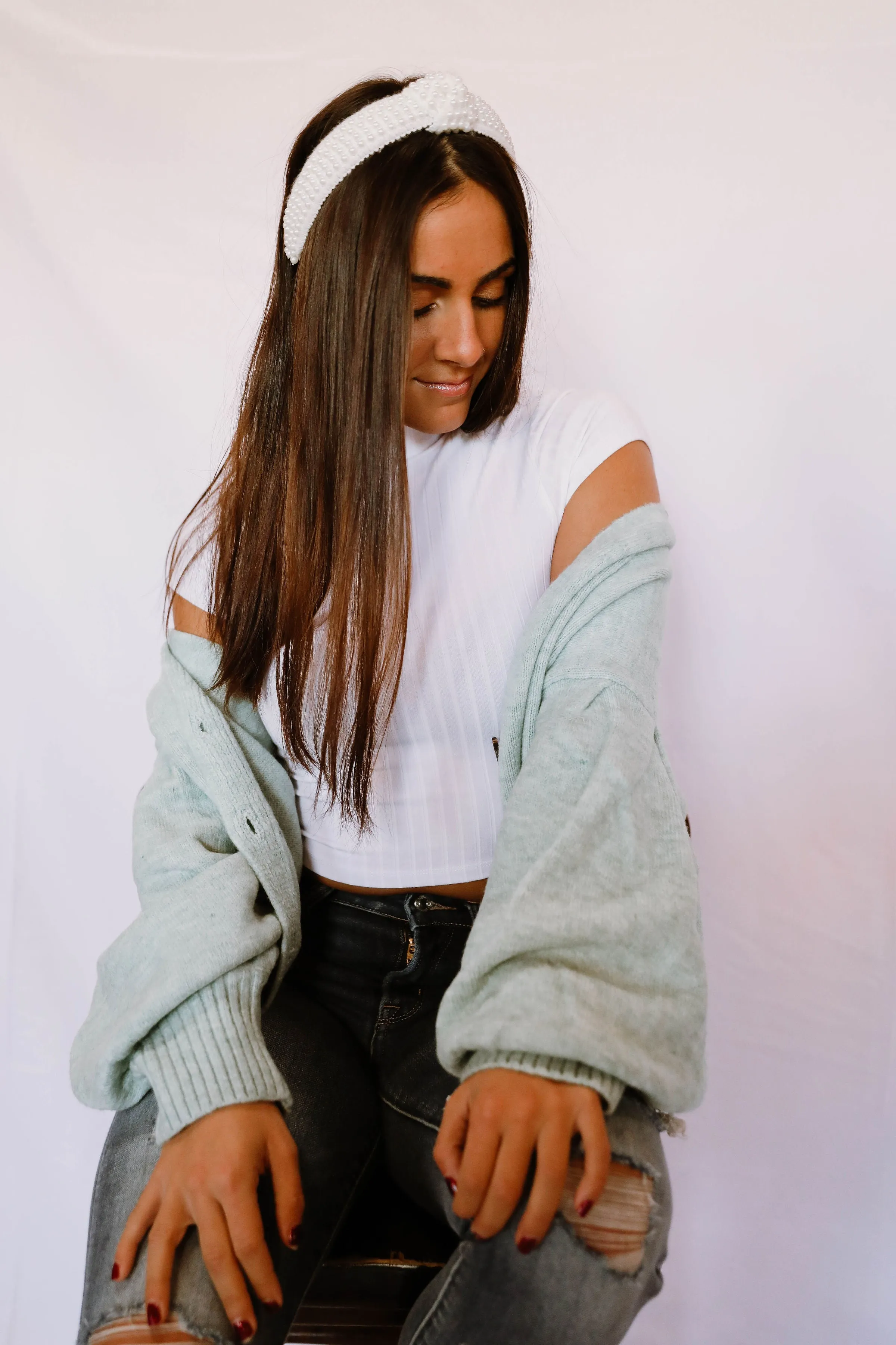Mint to be Yours Cardigan Sweater