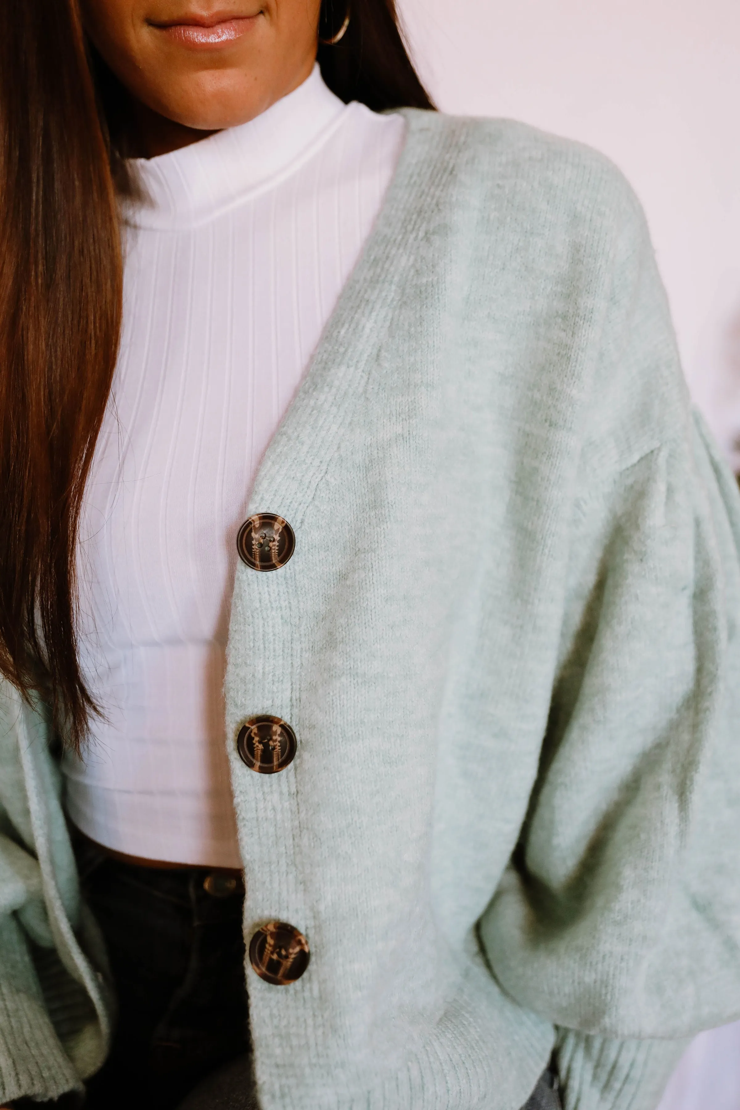 Mint to be Yours Cardigan Sweater