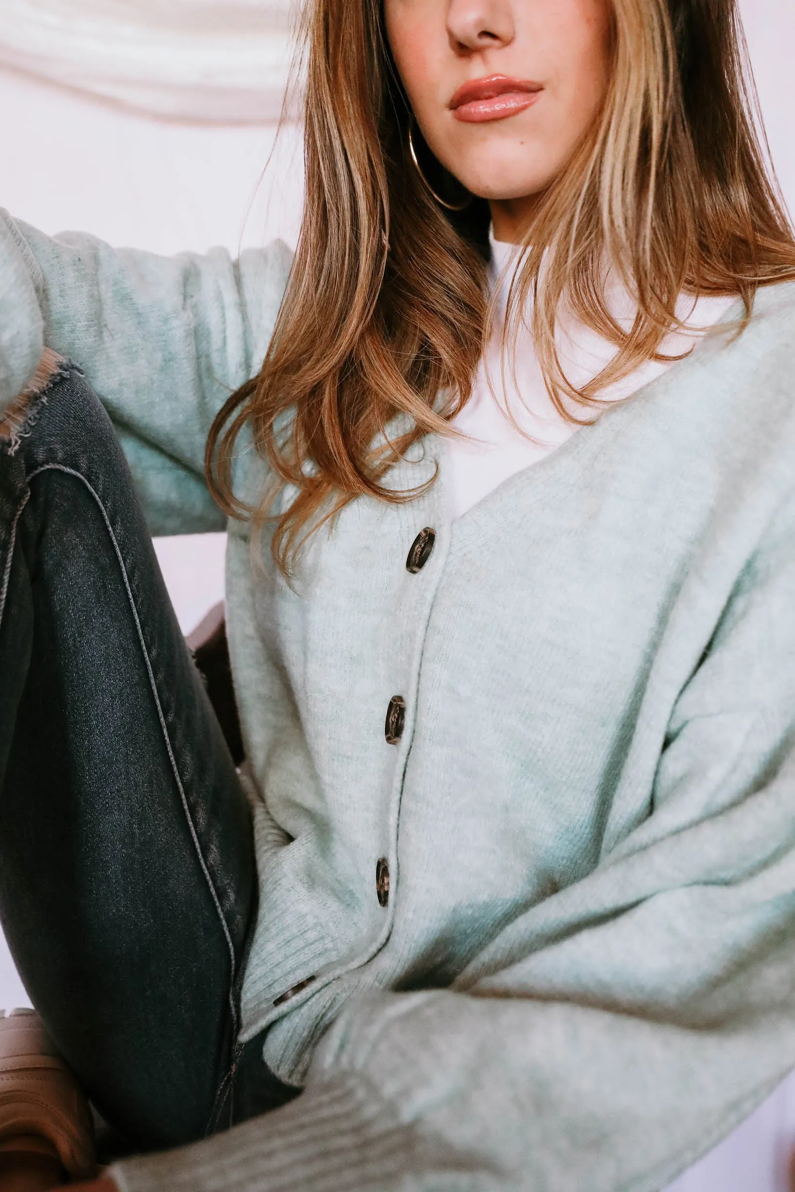 Mint to be Yours Cardigan Sweater