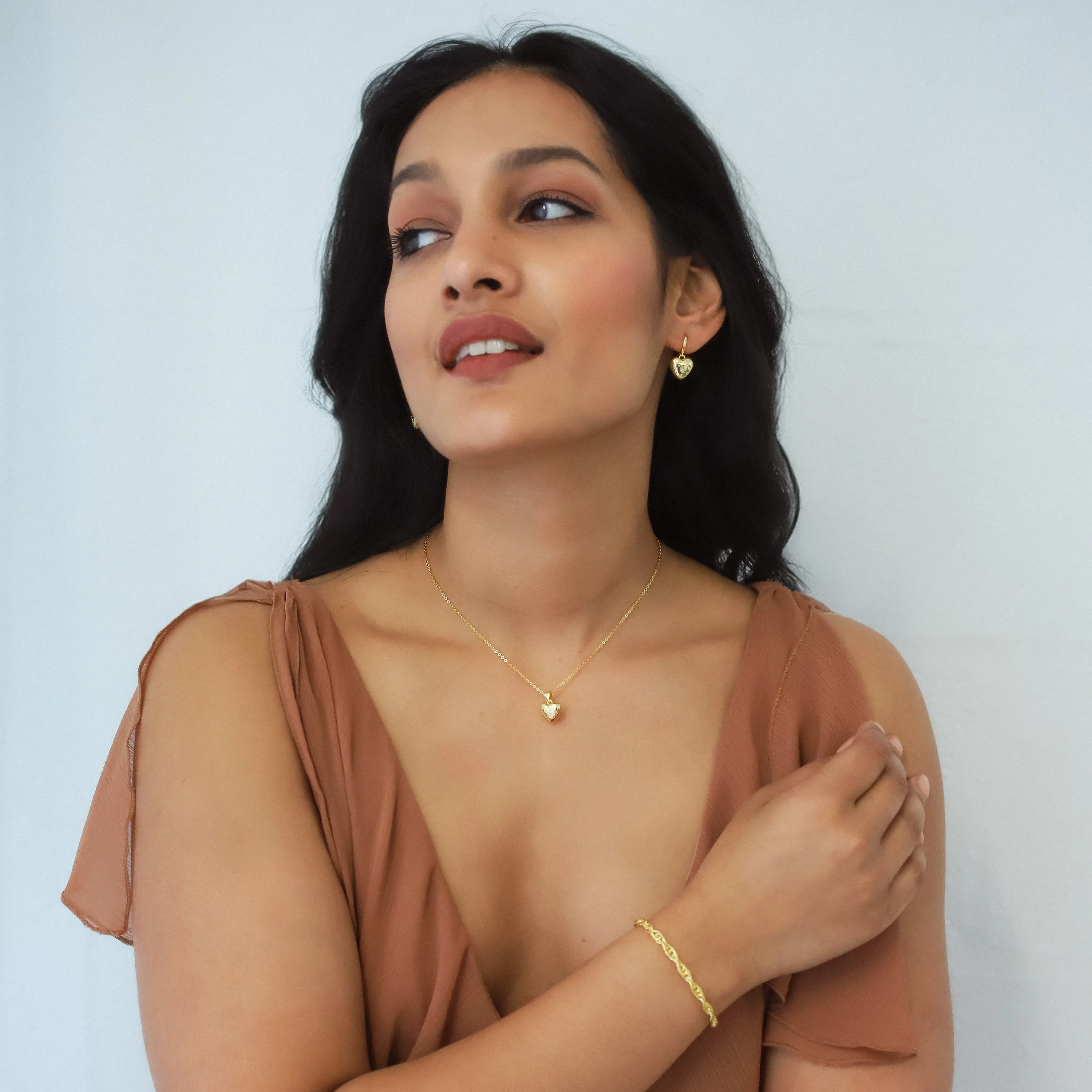 Monica Cable Bracelet | 18k Gold Plated