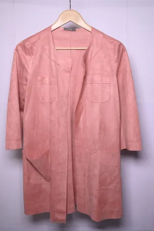 Pink Polyester Shrug