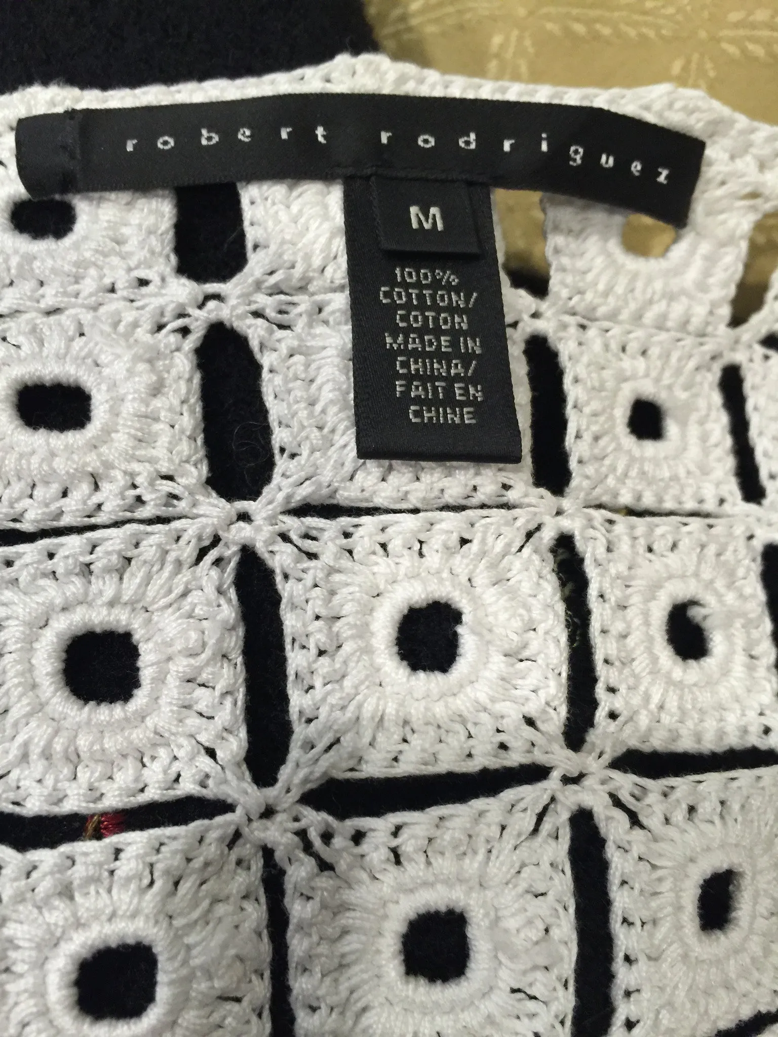 Robert Rodriguez White Long Cardigan