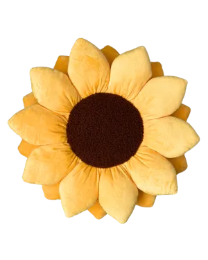 Sunflower Pillow - Golden Yellow
