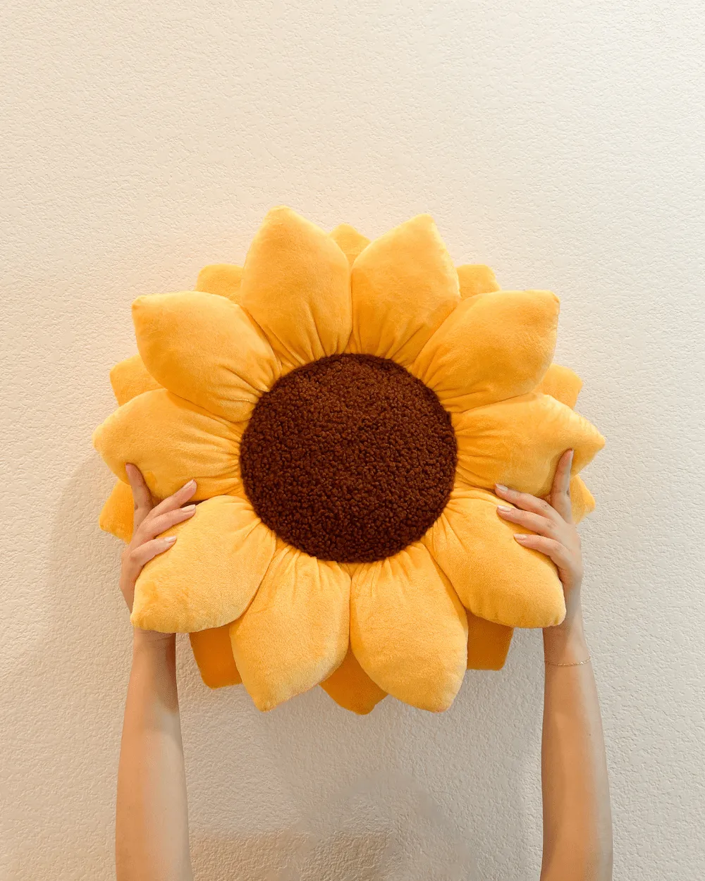 Sunflower Pillow - Golden Yellow