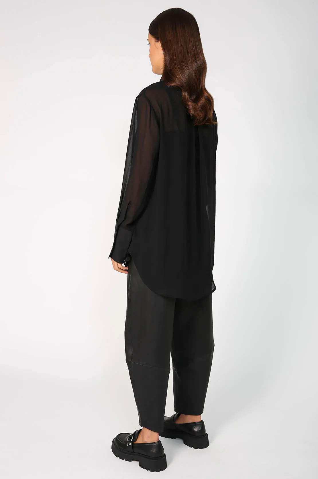 tux shirt / black