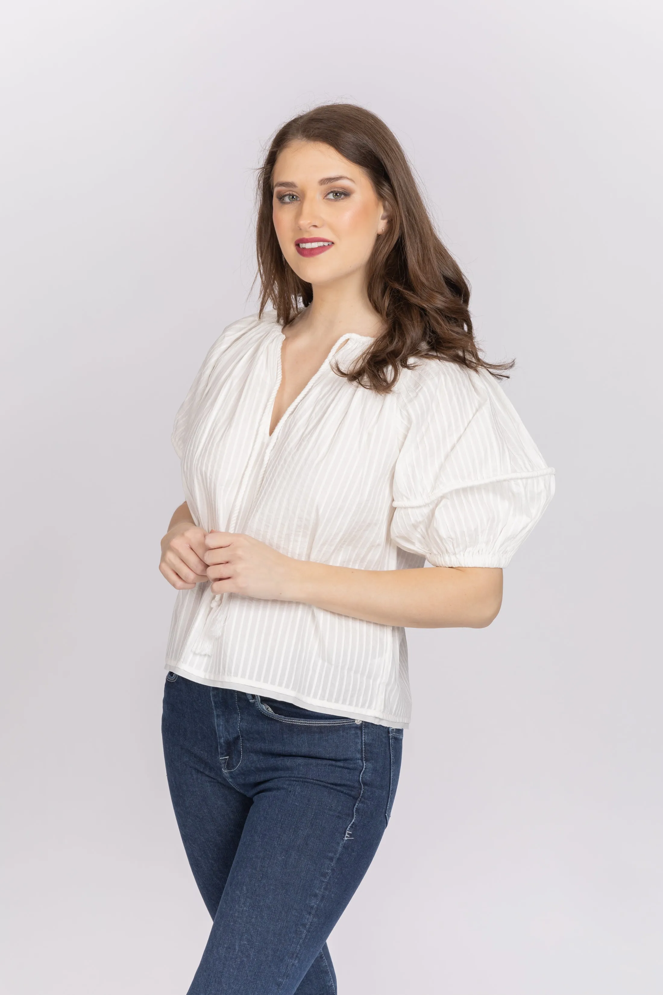 Ulla Johnson Laurenza Top in White