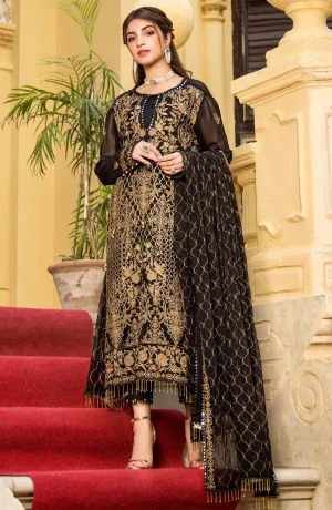 UNSTITCHED | 3 Piece | Embroidered Chiffon | NRF-022