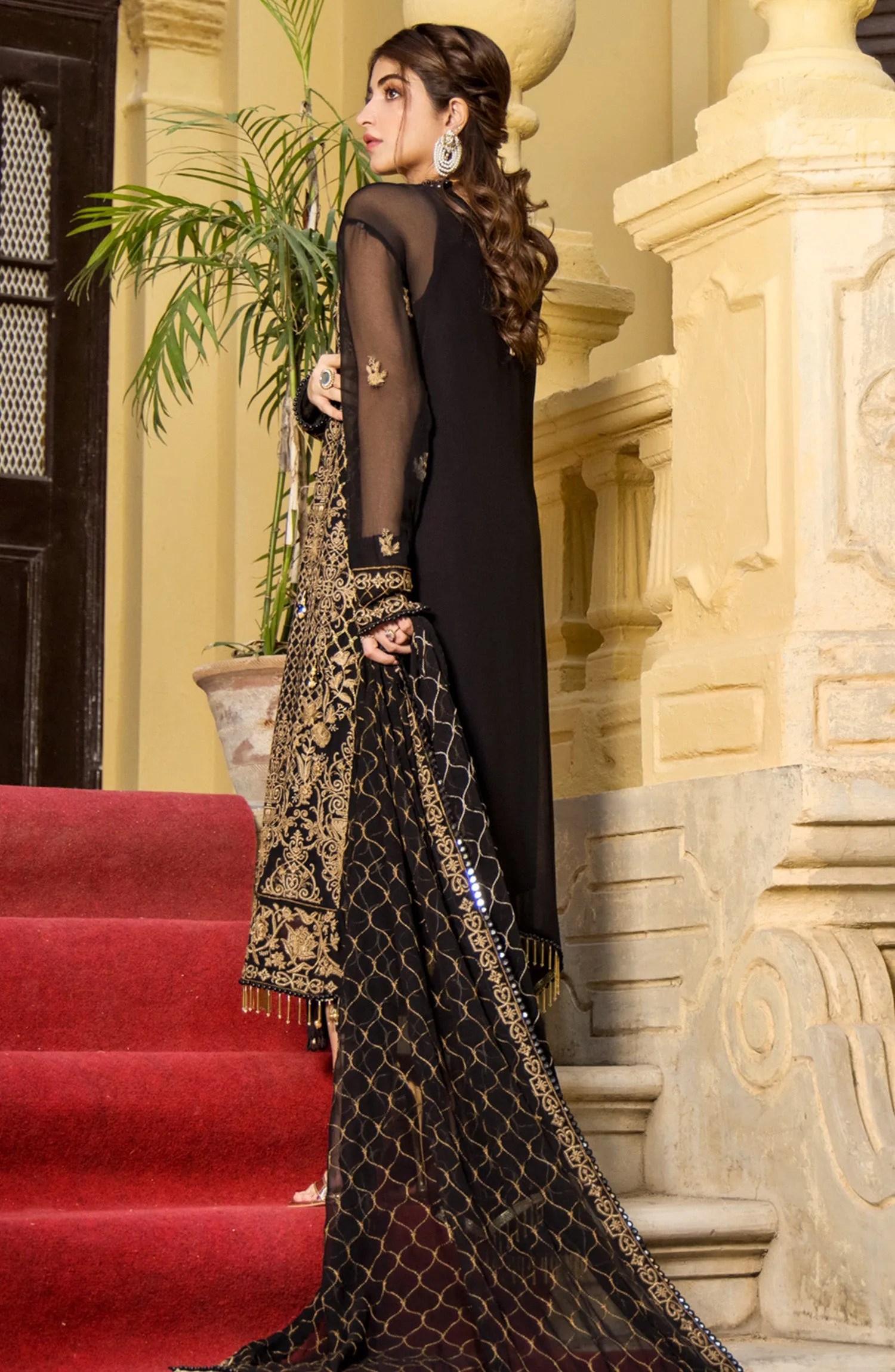 UNSTITCHED | 3 Piece | Embroidered Chiffon | NRF-022