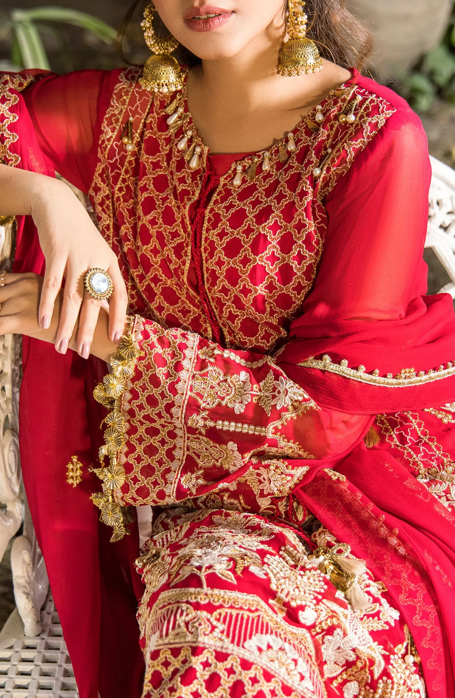 Unstitched | 3 Piece | Embroidered Chiffon NRF-024