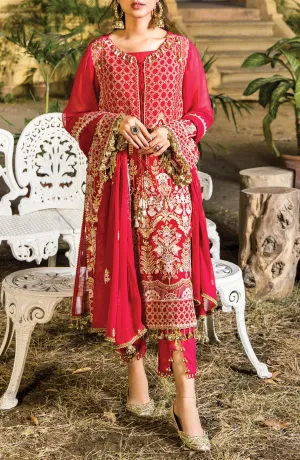 Unstitched | 3 Piece | Embroidered Chiffon NRF-024