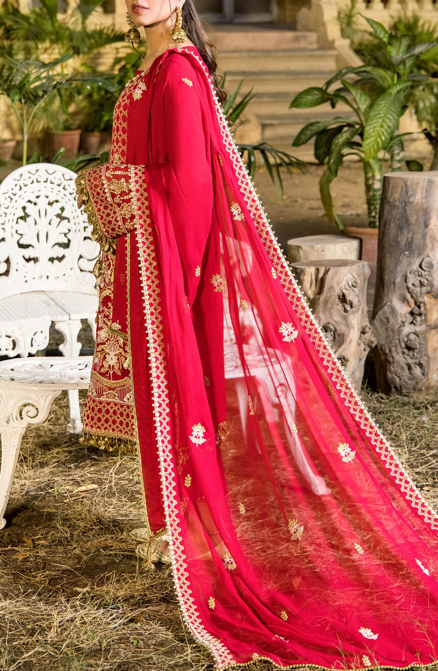 Unstitched | 3 Piece | Embroidered Chiffon NRF-024