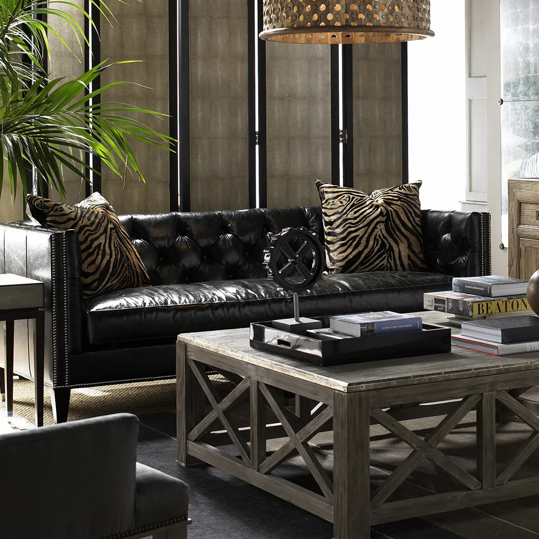 Wright Leather Mid-Sofa