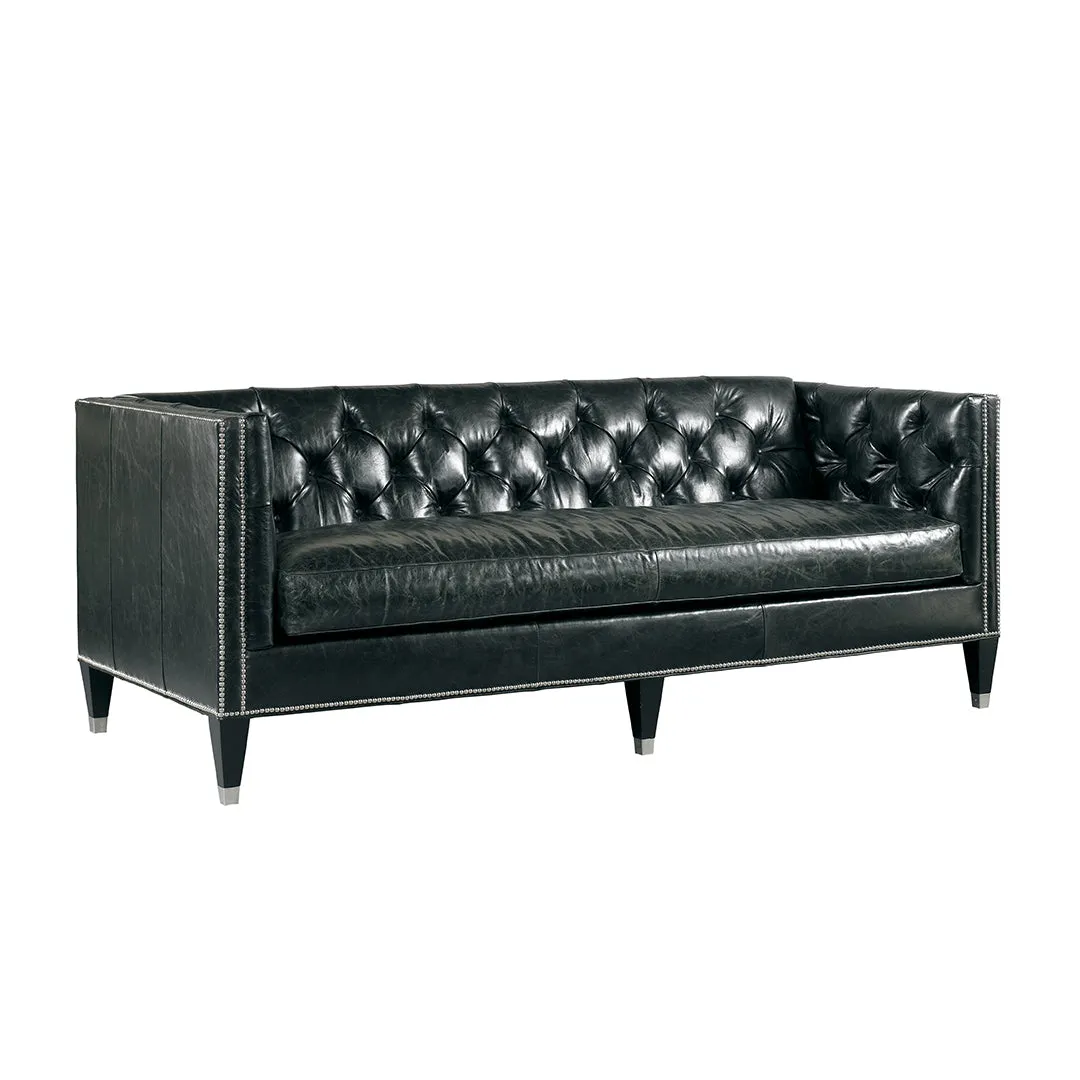 Wright Leather Mid-Sofa