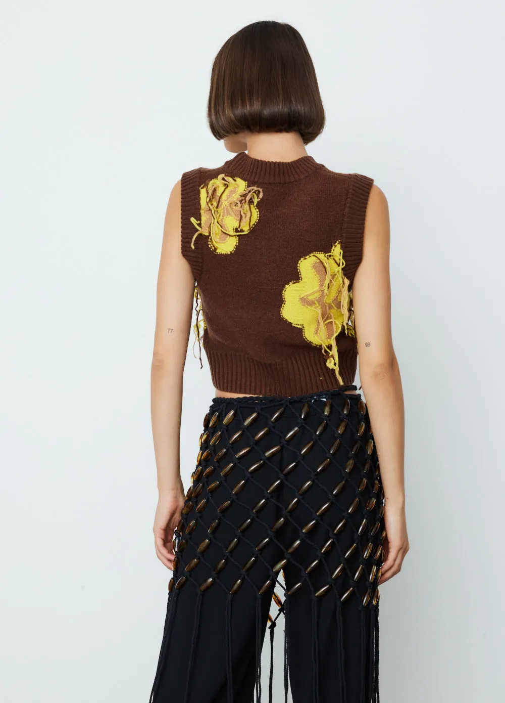 x Marcus Watson Reverse Intarsia Vest