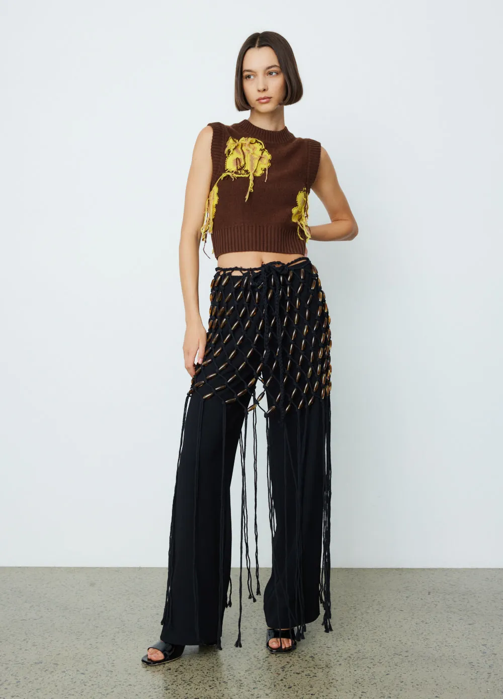 x Marcus Watson Reverse Intarsia Vest