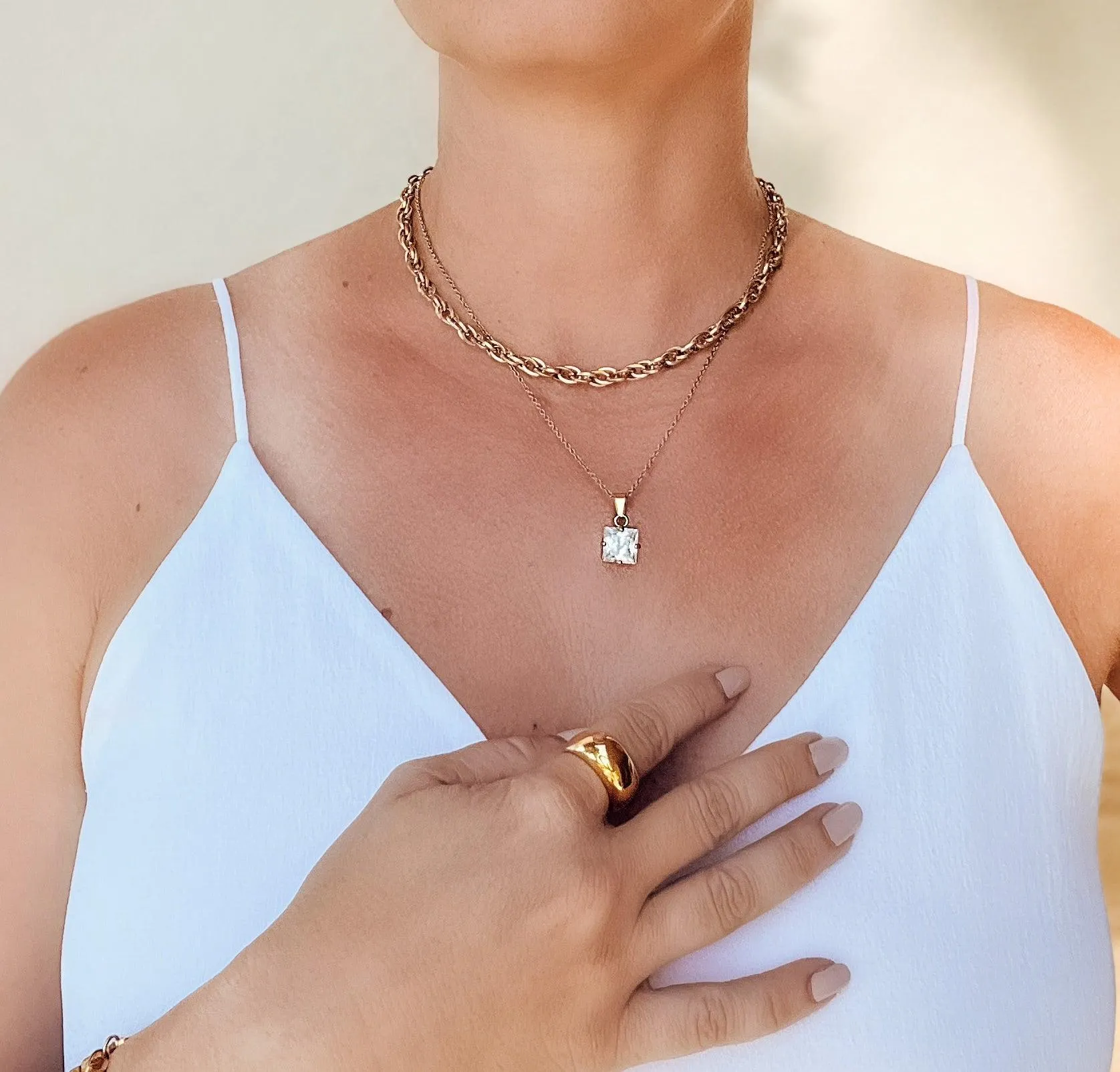 Zoey Cable Chain Necklace